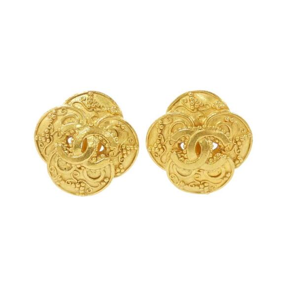 CHANEL Gold Earrings - Picture 1 of 3